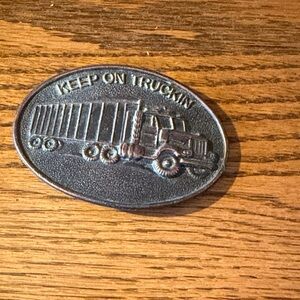 Vintage Truck Belt Buckle